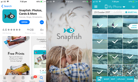 Photo storage app snapfish 1